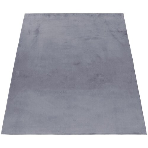 XXXL Preproga Z Visokim Florom Pouffy, Siva, 160x230cm Slike