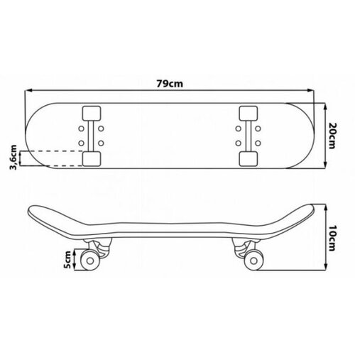 Disney VENOM LOGO Skateboard, tamno siva, veličina Slike
