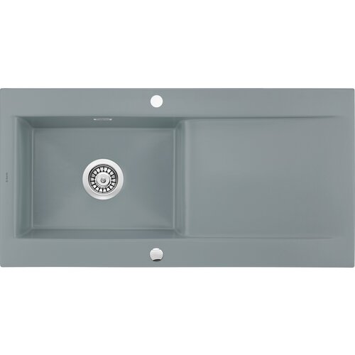 Deante sabor zcb 3113 sudopera, 1 korito, 18cm, keramička, siva Slike