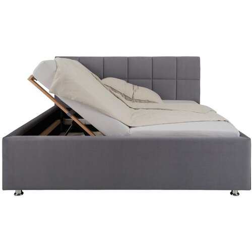 Premium Living Oblazinjena Postelja Bogner, Siva, 160x200 Slike