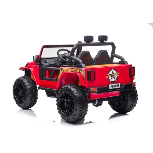  Auto na akumulator Jeep Monster XB - crveni Slike