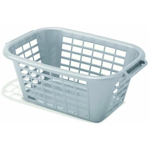 Addis siva košara za rublje rect laundry basket, 40 l
