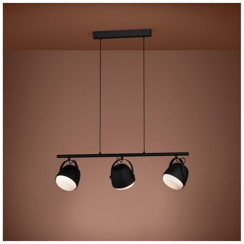 Eglo 390046 - viseći luster upanema na sajli 3xE27/28W/230V, crni Slike