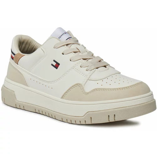Tommy Hilfiger Superge Low Cut Lace-Up Sneaker T3X9-33366-1269 S Beige/Off White A360
