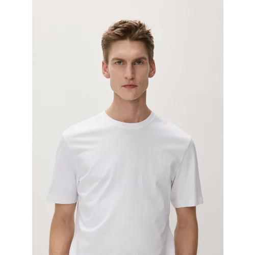 Reserved - Regular pamučna majica kratkih rukava - bijela