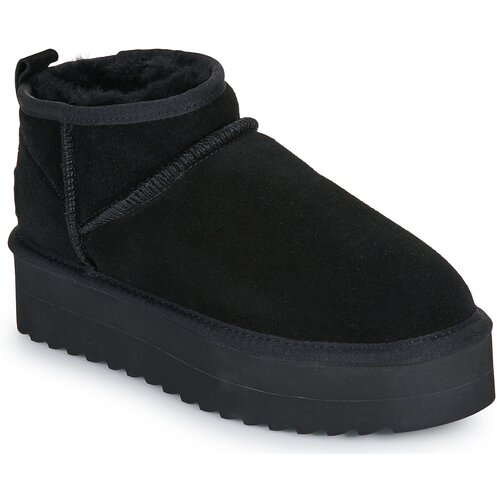 Colors of California PLATFORM SHEEPSKIN BOOT Crna Slike