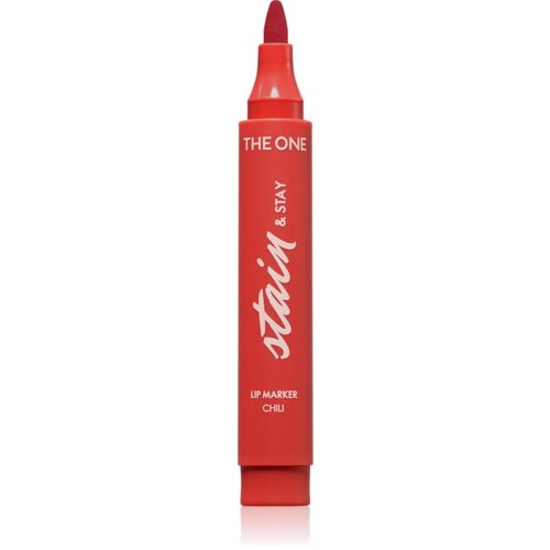 Oriflame The One Stain & Stay dolgoobstojna šminka v obliki flomastra odtenek Chili 2.5 g Cene