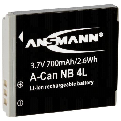 Ansmann A-Can NB 4 L akumulatorska kamera Nadome&scaron;ča originalno baterijo (kamera) NB-4L 3.7 V 700 mAh, (419339) Cene