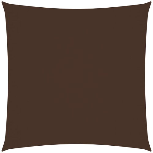 vidaXL Senčno jadro oksford blago kvadratno 3,6x3,6 m rjavo Cene