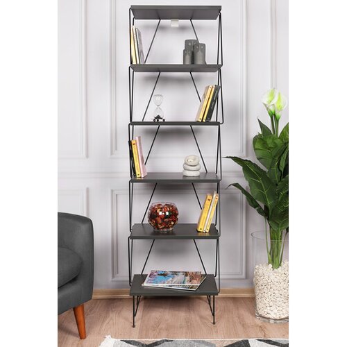 Hanah home Polica 48x165x31cm Antracit Cene