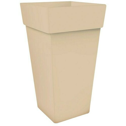  Visoka kvadratna posuda za biljke Melrose (Vanjska dimenzija (D x Š x V): 40 x 40 x 50 cm, Plastika, Bež boje) Cijene