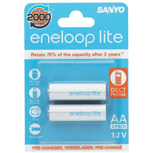  baterije Sanyo Eneloop Lite 2xAA 900 mAh Slike