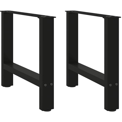  Noge za klub stolić crne 2 kom 60 x (42-43) cm čelik Cene