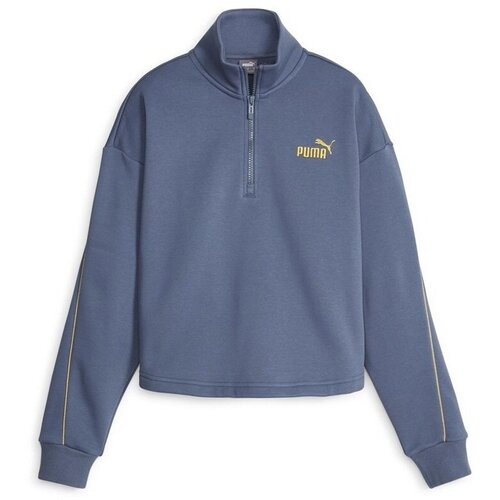 Puma Puloverji Ess+ Minimal Gold Modra Slike