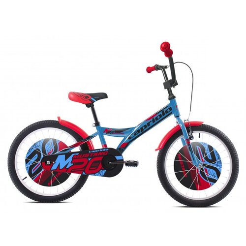 Capriolo mustang bicikl za dečake, 20", plavo-crveni Cene