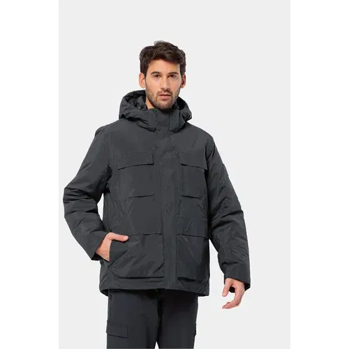 Jack Wolfskin Zimska jakna Textor Utility Jkt 1116101 Črna Regular Fit