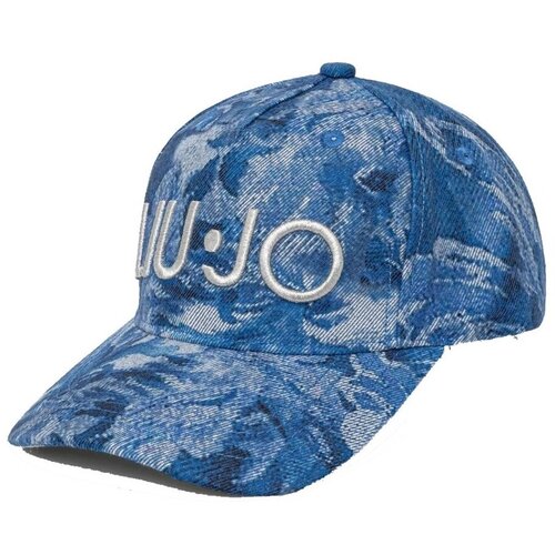 Liu Jo Kape s šiltom BASEBALL DENIM PRINTED Modra Cene