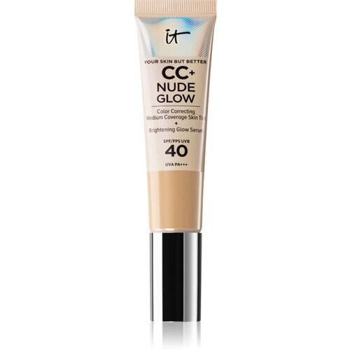 IT Cosmetics Your Skin But Better CC + Nude Glow tekoči puder za posvetlitev kože SPF 40 odtenek Fair Light 32 ml Slike
