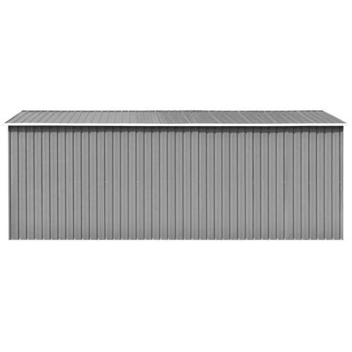  kućica 257 x 489 x 181 cm metalna siva Slike