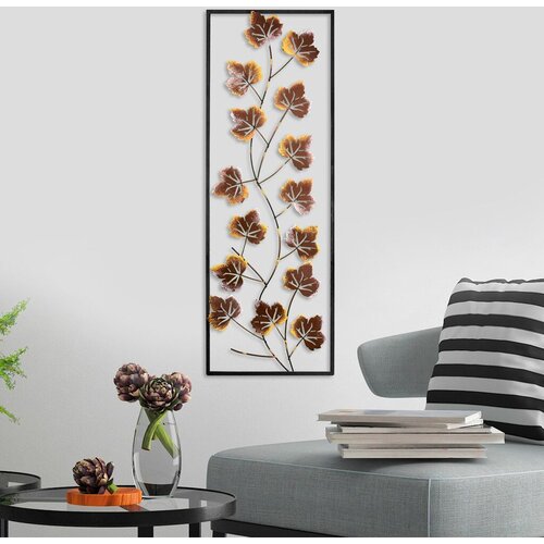 Wallity Zidna dekoracija Platane 3, 32 x 90 cm, Šarena Cene