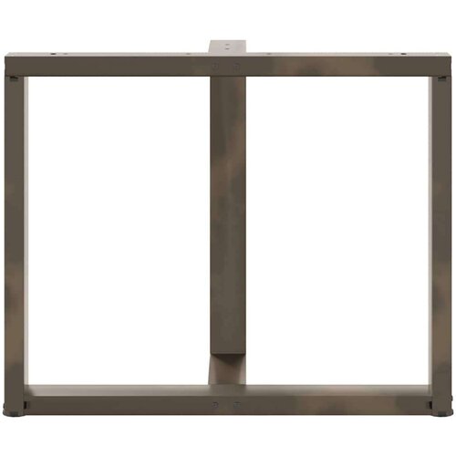  Noge za blagovaonski stol X-oblika 2 kom 100x35x(72-73)cm čelik Slike