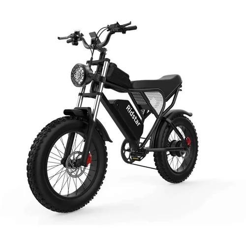 Ridstar Električno kolo Q20 za odrasle 1000 W 48 V 20 AH največ 50 km/h Električno motorno kolo 20" Fat Tire Dirt Bike Shamano 7-Speed, (21215159)
