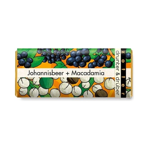 Zotter Schokoladen Bio čokolada drunter & drüber "Ribez & makadamija" Cene