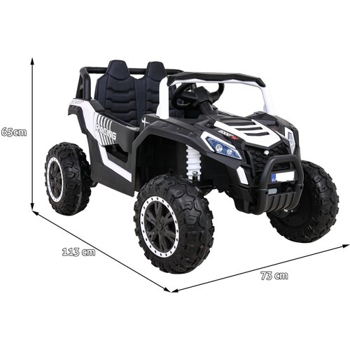 Ramiz Otro&amp;scaron;ki avto na akumulator Buggy UTV 2000M Racing 4x4 pogon bela Slike