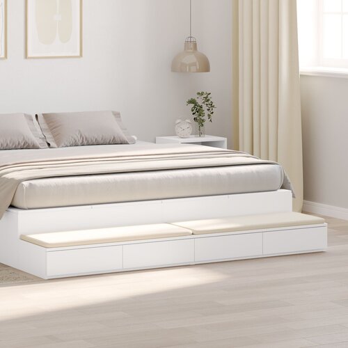 vidaXL Klizni Ormar Bijeli 200x36,5x16,5 cm Kompozitno Drvo Cijene