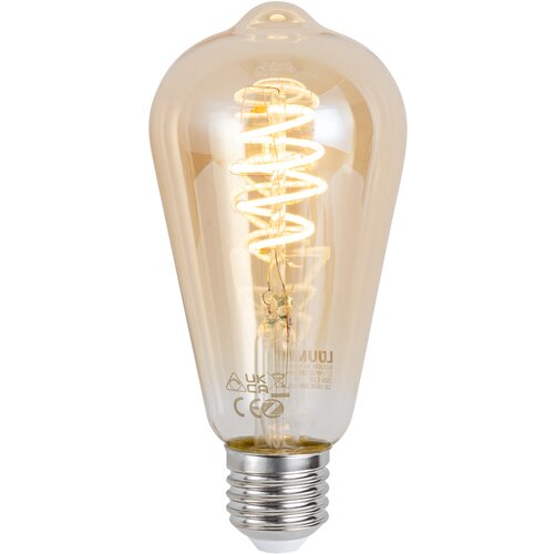 LUUMR Pametna E27 zatemnljiva LED žarnica ST64 4,9W 320LM 2500K Slike