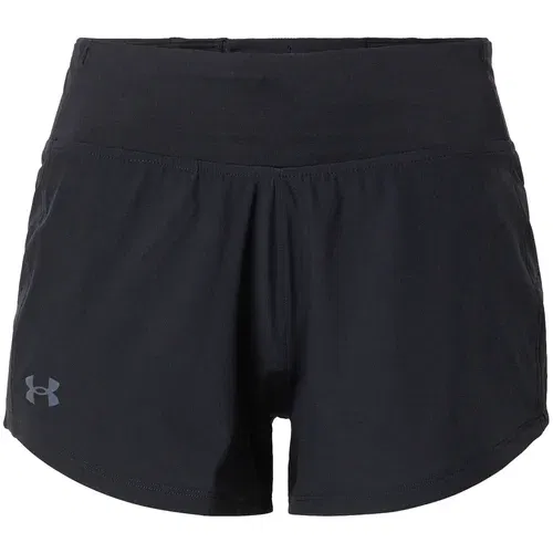 Under Armour Športne hlače 'Speedpocket' dimno-siva / črna