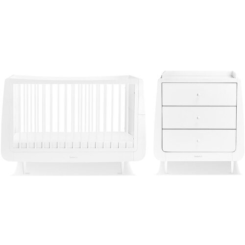 Snuz Kot Skandi Set 2u1 - Krevetić + komoda za prematanje - White Cijene