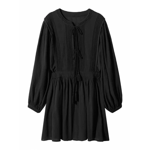Mango Košulja haljina 'Roman' crna