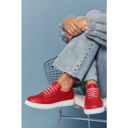 Hotiç Sneakers - Red - Flat Cene