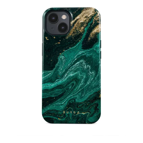 BURGA Silionski ovitek Tough za iPhone 14 - - Emerald Pool