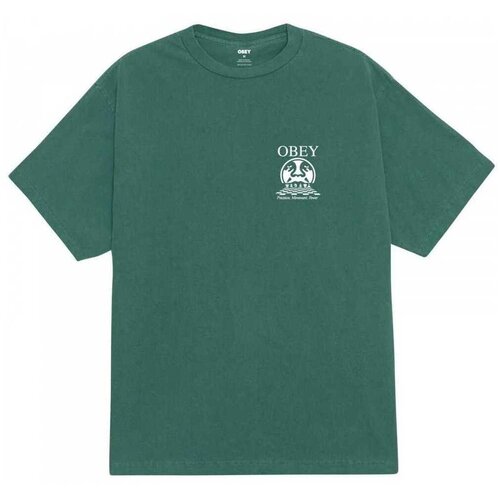 Obey Majice &amp;amp; Polo majice precision Zelena Slike