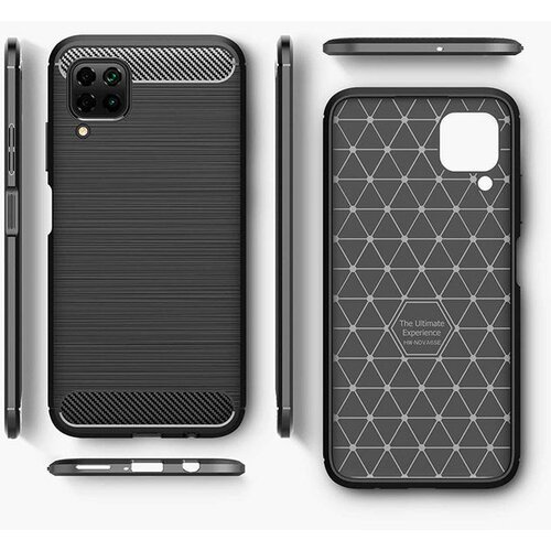 mobiline.si gumijasti / gel etui carbon za huawei P40 lite - črni Cene