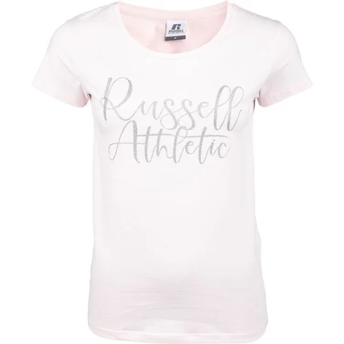 Russell Athletic CREWNECK WOMEN T-SHIRT Ženska majica, ružičasta, veličina