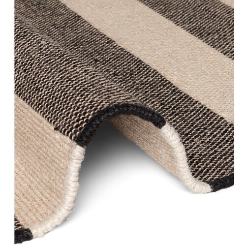 Hanse Home Crna/krem ručno rađena jutena staza 80x200 cm Playa &amp;ndash; Slike