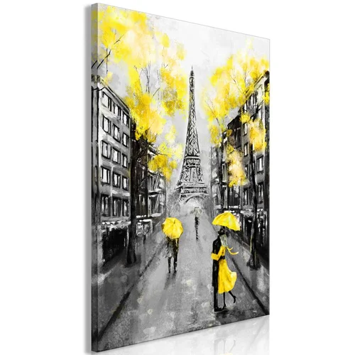  Slika - Paris Rendez-Vous (1 Part) Vertical Yellow 60x90