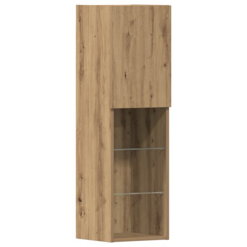  ormar s LED svjetlima umetnički hrast 40.5x30x102 cm Slike