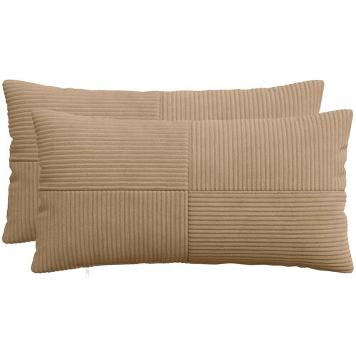  Presvlaka za jastuk 2 pcs ALMELO Smeđa 40 x 70 cm Kord Cene