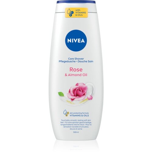 Nivea Rose & Almond Oil kremni gel za prhanje 500 ml za ženske Cene
