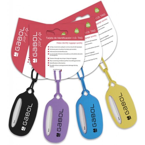 Gabol Kartica za obeležavanje kofera silikonska Crna Cene