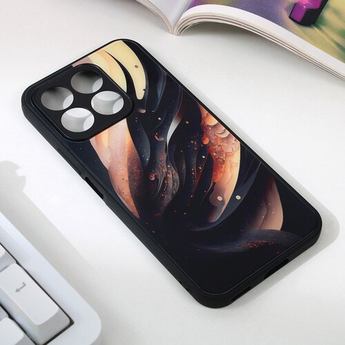  Torbica abstract za honor X8b crna Slike