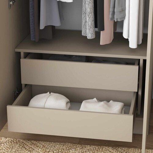 Hanah home BA139 modul sa fiokama za ormar 86,2 &amp;times; 39,8 &amp;times; 50 cm, sandstone Slike