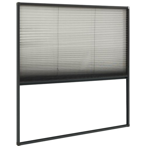  Zaslon protiv insekata za prozore antracit 120x120 cm aluminij Slike