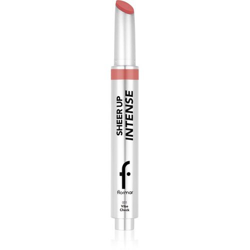 Flormar Sheer Up Intense Lipstick vlažilna &amp;scaron;minka z bisernim sijajem odtenek 001 Vibe Check 19 g Slike