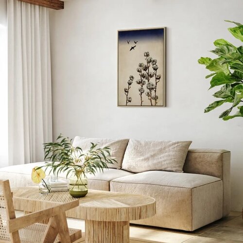  Slika - Cotton Branches (1 Part) Vertical 60x90 Slike