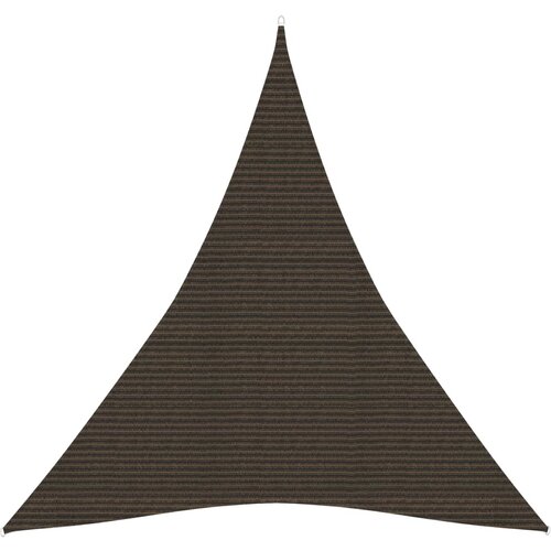 VidaXL Senčno jadro 160 g/m&amp;sup2; rjavo 5x6x6 m HDPE Slike